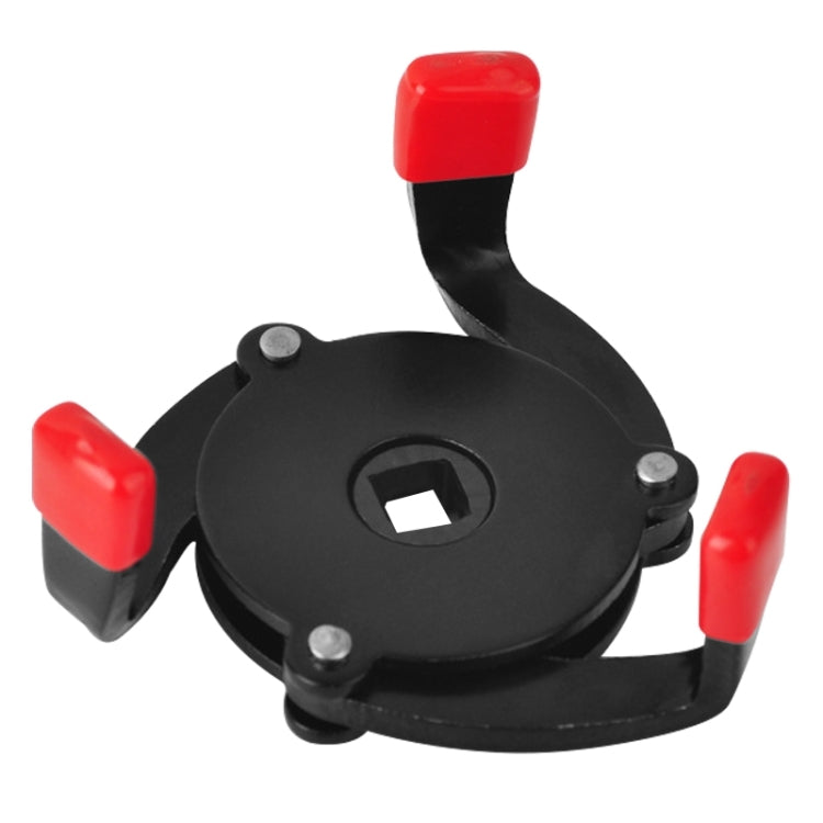 Outils de réparation automobile Clé à filtre à huile avec outil de démontage à 3 mâchoires pour voitures Outil de démontage de filtre interface 3/8 pouce, 3/8 pouce