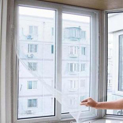 DIY Fly Mosquito Bug Mesh Window Screen Self-adhesive Anti-mosquito Net, Window Screen 13X15cm, Window Screen 15X20CM