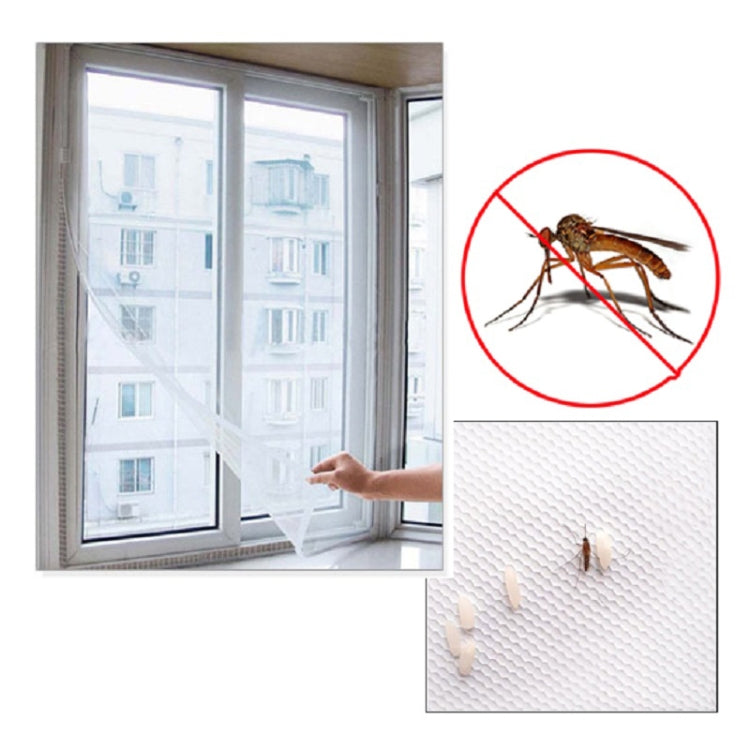 DIY Fly Mosquito Bug Mesh Window Screen Self-adhesive Anti-mosquito Net ...