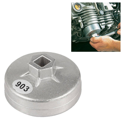 Clé démonte-filtre à huile en aluminium 74 mm à 14 cannelures pour BMW AUDI Benz, 903