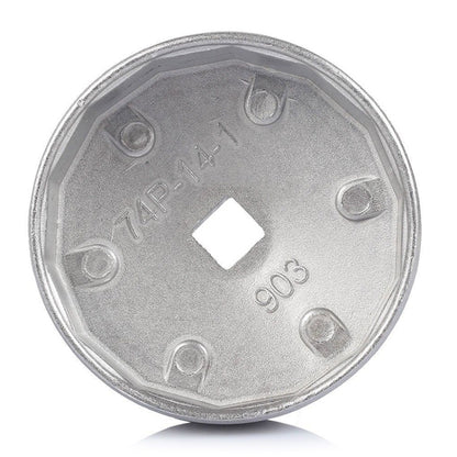 Clé démonte-filtre à huile en aluminium 74 mm à 14 cannelures pour BMW AUDI Benz, 903