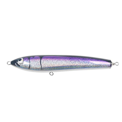 Schwimmender Wasserholz-Handgemachter Großer Bleistift, Tiefsee-Bootsangelwelle, liegender Thunfischköder, 120g 22cm