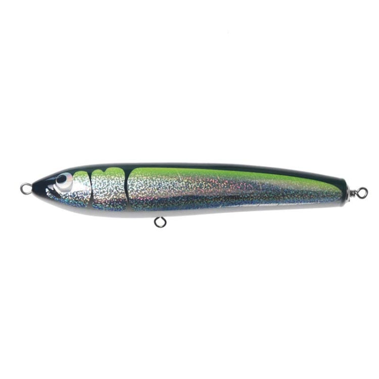 Schwimmender Wasserholz-Handgemachter Großer Bleistift, Tiefsee-Bootsangelwelle, liegender Thunfischköder, 120g 22cm