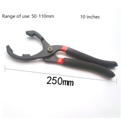Clé à filtre à huile 10 pouces pour réparation automobile, pince de démontage, clé à graisse pour filtre, outils spéciaux, 10 pouces