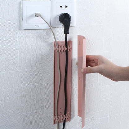 BF1805 5 PCS Plastic Concealed Cable Stick-On Cable Management Box