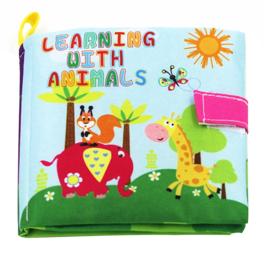 Jouets pour bébés Livres en tissu doux éducatifs pour nourrissons, Animaux, Géométrie, Lettres, Chiffres