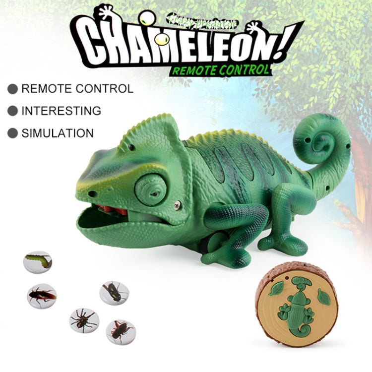 8888 Children Electric Infrared Remote Control Crawling Chameleon Colorful Breathing Light Tricky Toy, Chameleon