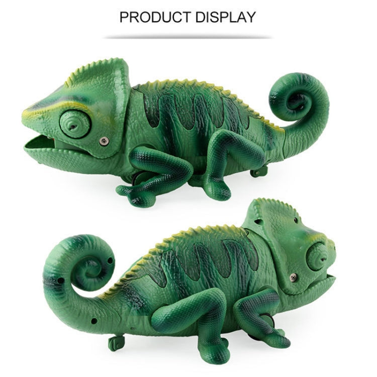 8888 Children Electric Infrared Remote Control Crawling Chameleon Colorful Breathing Light Tricky Toy, Chameleon