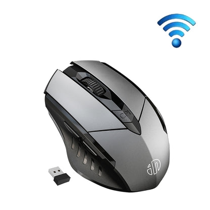 Inphic A1 6 Keys 1000/1200/1600 DPI Home Gaming Wireless Mechanical Mouse, Colour: Gray Wireless+Bluetooth 4.0+Bluetooth 5.0, Red Wireless Charging Silent Version, Gray Wireless+Bluetooth 4.0+Bluetooth 5.0, Black Wireless+Bluetooth 4.0+Bluetooth 5.0   ...