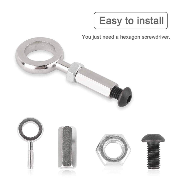 Ensemble anneau de traction de vis de blocage d'essieu de trottinette pour Xiaomi Mijia M365