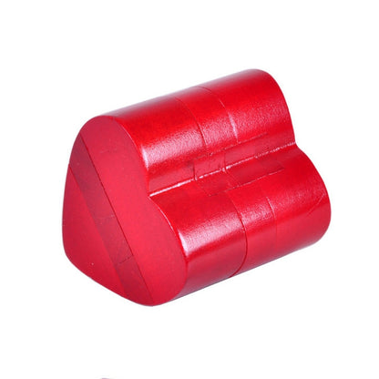 Adult Wooden Intelligence Toys Classical Toys Luban Lock, Red Heart Lock, Red Barrel, Brown Barrel, Ball Lock