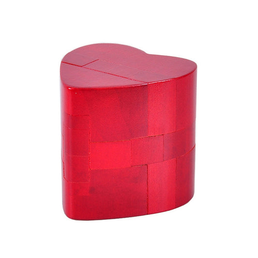 Adult Wooden Intelligence Toys Classical Toys Luban Lock, Red Heart Lock, Red Barrel, Brown Barrel, Ball Lock