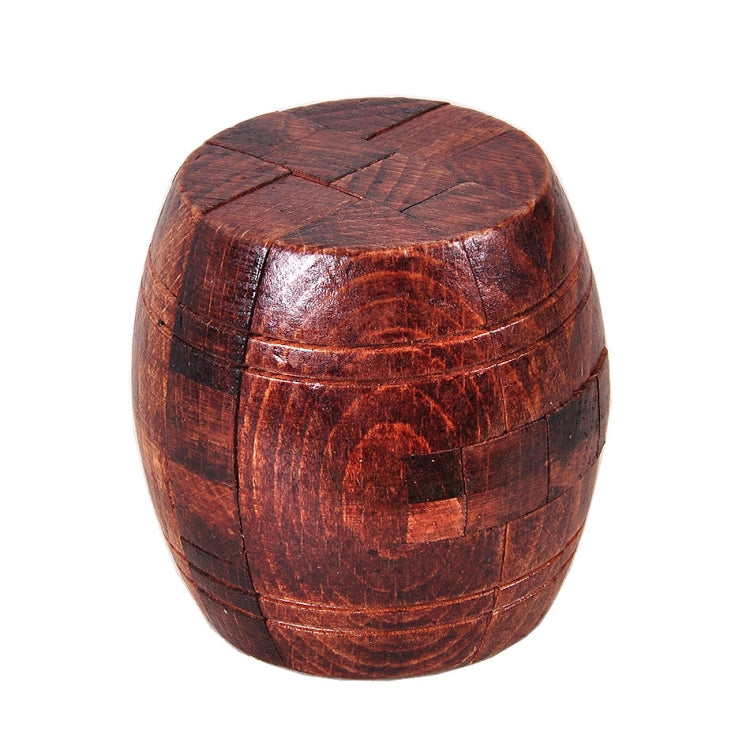 Adult Wooden Intelligence Toys Classical Toys Luban Lock, Red Heart Lock, Red Barrel, Brown Barrel, Ball Lock