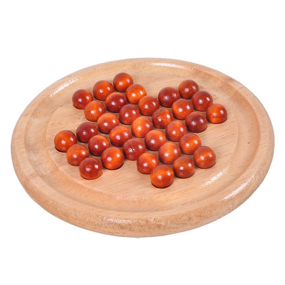 2 PCS Adult Classical Wooden Educational Toys Independent Diamond Chess, Independent Chess