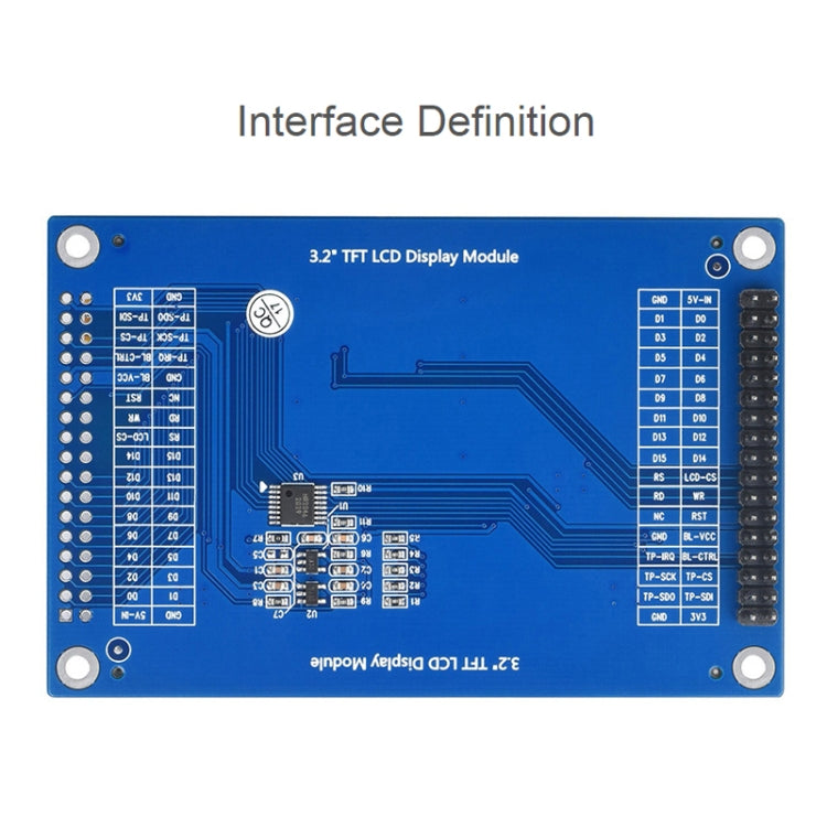 Waveshare 16498 3.2inch 320x240 Pixels Touch LCD (D), With Touch Panel And Stand-Alone Controllers