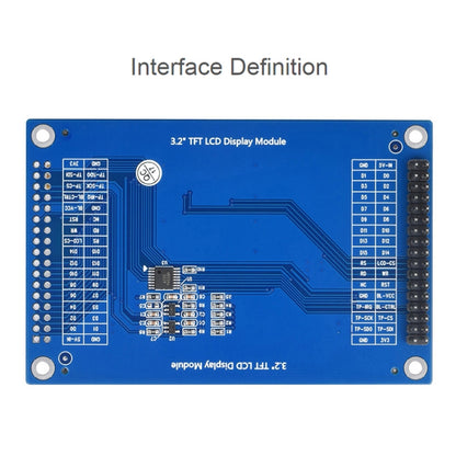Waveshare 16498 3.2inch 320x240 Pixels Touch LCD (D), With Touch Panel And Stand-Alone Controllers