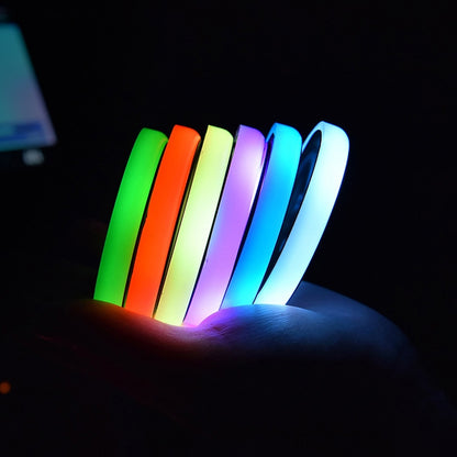 2 PCS Car LED Luminous Water Coaster Car Atmosphere Light USB Charging Non-Slip Coaster, Car Luminous Water Coaster
