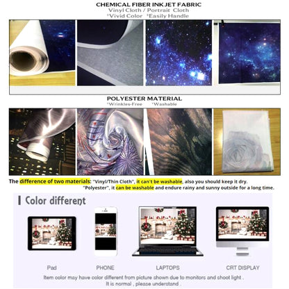 2.1m x 1.5m Valentines Day Photo Party Layout Props Photography Background Cloth
