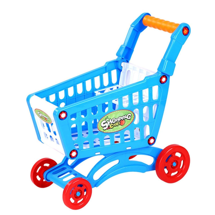 Children Toy Hand Push Plastic Simulation Mini Supermarket Shopping Cart Baby Fun Toddler Stroller