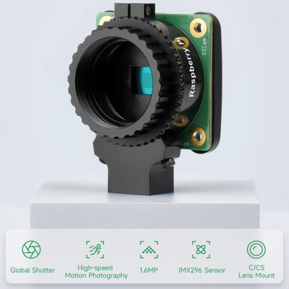 Module de caméra Raspberry Pi Waveshare original avec obturateur global 1,6 MP, 24385