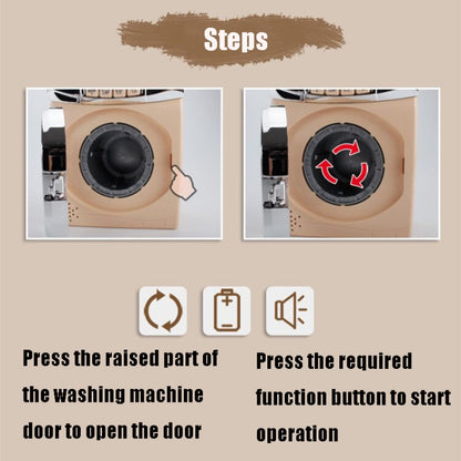 Simulation Puzzle Kitchen Toy Play House Kitchen Appliances Model, Washing Machine, Bread Machine, Stove Oven, Water Dispenser, Microwave Oven, Egg Steamer, Juicer