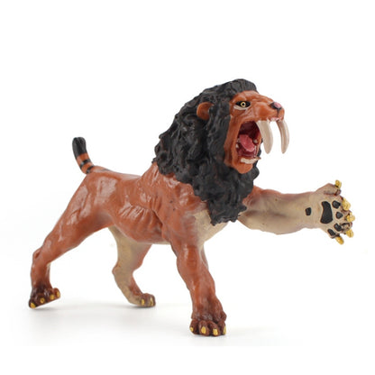 Children Science Education Cognition Simulation Ocean Wild Ancient Animal Model, Woolly Mammoth, Megalodon, Dire Wolf, Saber-toothed Tiger, Black Emperor Crocodile, Saber-toothed Lion, Ancient Animal Set