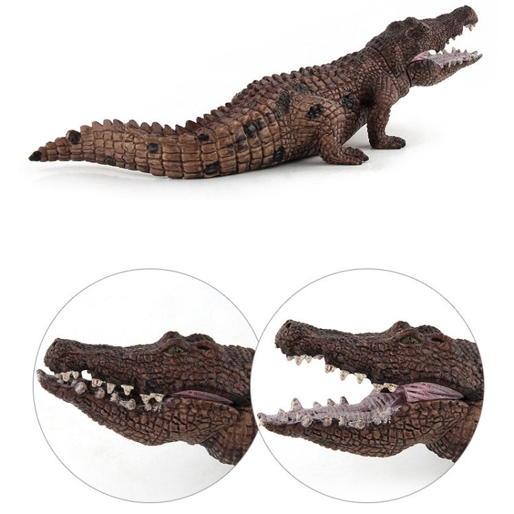Modèle de Crocodile de Simulation en PVC, Jouet de Décoration Statique d'Animal Sauvage, LX829, PL127-888, PL127-923, Lot de 3 Pièces