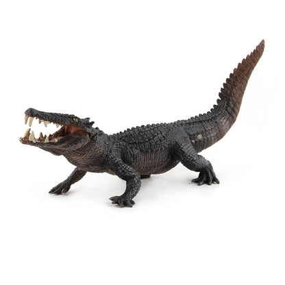 Modèle de Crocodile de Simulation en PVC, Jouet de Décoration Statique d'Animal Sauvage, LX829, PL127-888, PL127-923, Lot de 3 Pièces