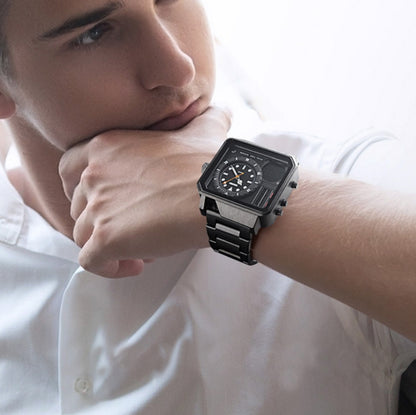 Montre de sport multifonction SKMEI 1392, double affichage, étanche, électronique