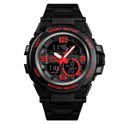 SKMEI 1452 Montre électronique de sport de plein air Montre multifonctionnelle étanche, Rouge, Bleu, Noir, Doré, Abricot, Vert Armée