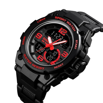 SKMEI 1452 Montre électronique de sport de plein air Montre multifonctionnelle étanche, Rouge, Bleu, Noir, Doré, Abricot, Vert Armée