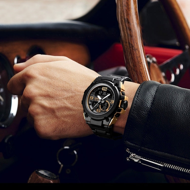 SKMEI 1452 Montre électronique de sport de plein air Montre multifonctionnelle étanche, Rouge, Bleu, Noir, Doré, Abricot, Vert Armée