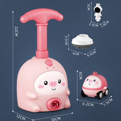 Children Educational Pneumatic Air Powered Car Balloon Scooter Toy, Pink Piggy (1 Car 6 Balloons), Pink Piggy (2 Cars 6 Balloons), Pink Piggy(1 Car 6 Balloons+Flying), Pink Piggy(2 Cars 6 Balloons+Flying), Blue Seal Power Car (2 Cars 6 Balloons)       ...