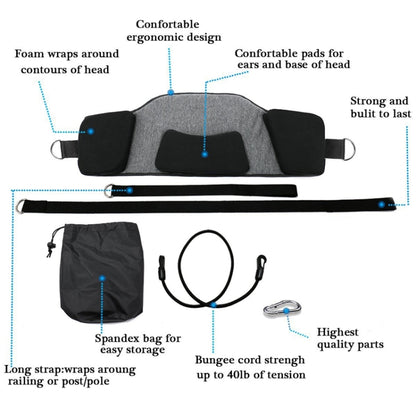 Fashion Portable Neck Pain Relief Relaxing Hammock Neck Massager Foam Napping Sleeping Pillow Cushion for Home Office