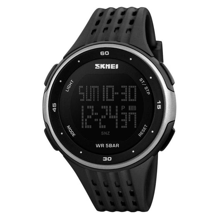 SKMEI 1219 Men Multi-Function Electronic Watch Outdoor Sports Watch, Green, Blue, Black, Rose Gold, Silver