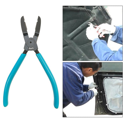 Pince de découpe diagonale pour rivets de garniture de voiture, 17,5 cm, pour panneau de porte, outil de démontage de clips de garniture, pince à clips de garniture