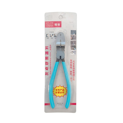 Pince de découpe diagonale pour rivets de garniture de voiture, 17,5 cm, pour panneau de porte, outil de démontage de clips de garniture, pince à clips de garniture