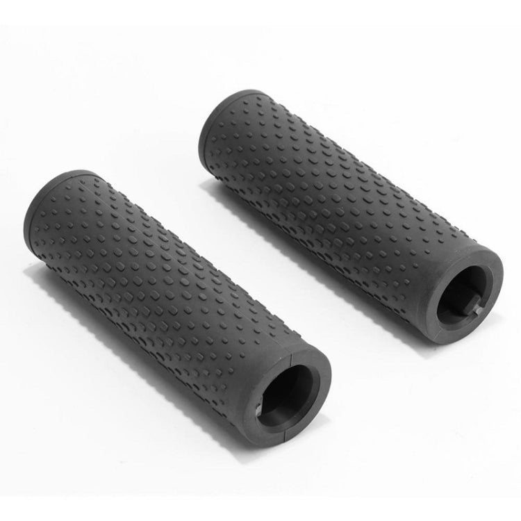 2 Paires d'accessoires de Scooter Couvre-poignées en Caoutchouc de Guidon pour Xiaomi Mijia M365 / M365 Pro, Noir, Gris