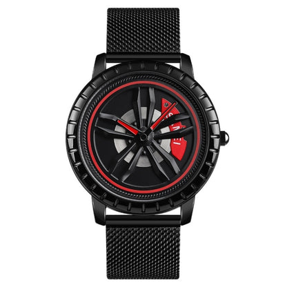 SKMEI 1634 Montre Homme Étanche Mode Quartz, Bracelet maille noir, Bracelet maille blanc, Bracelet acier noir, Bracelet acier blanc
