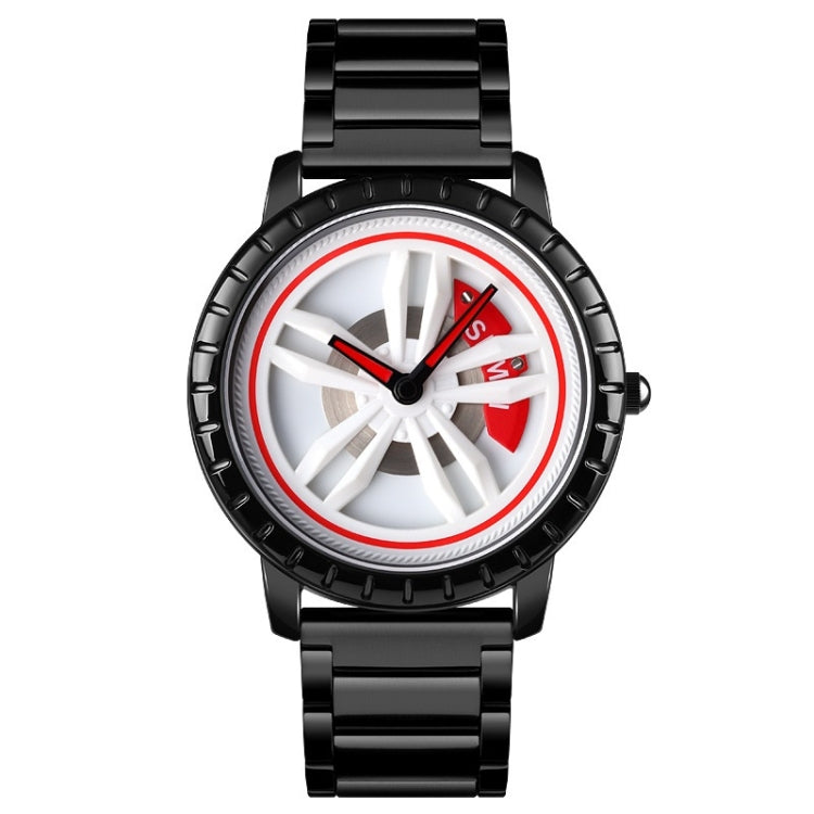 SKMEI 1634 Montre Homme Étanche Mode Quartz, Bracelet maille noir, Bracelet maille blanc, Bracelet acier noir, Bracelet acier blanc