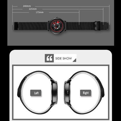 SKMEI 1634 Montre Homme Étanche Mode Quartz, Bracelet maille noir, Bracelet maille blanc, Bracelet acier noir, Bracelet acier blanc