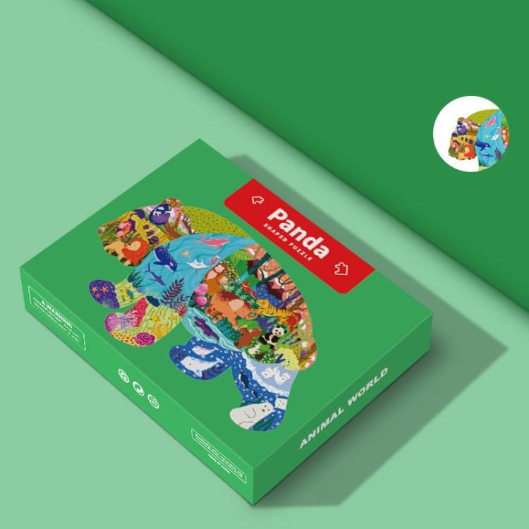Children Intelligence Early Education Toy Animal Puzzle, Penguin, Lion, Triceratops, Whale, Panda, Elephant