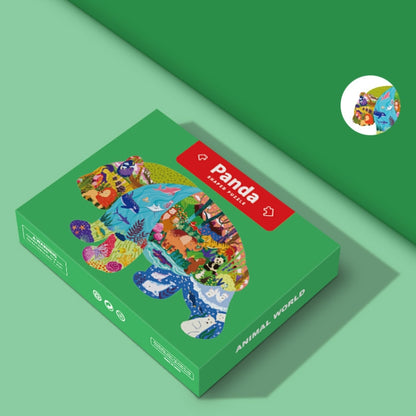 Children Intelligence Early Education Toy Animal Puzzle, Penguin, Lion, Triceratops, Whale, Panda, Elephant
