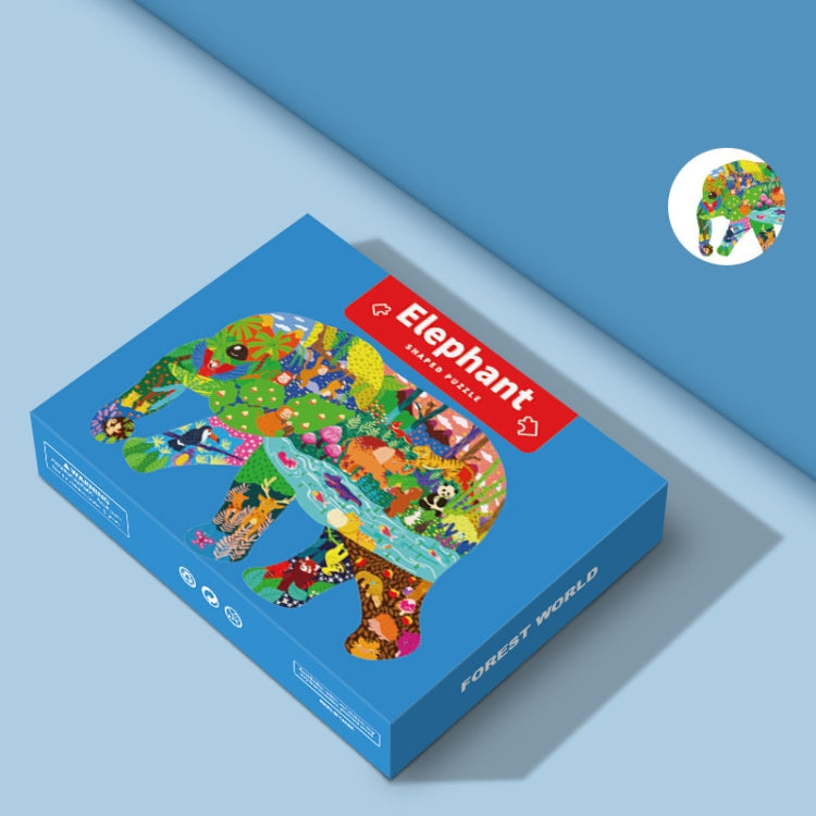 Children Intelligence Early Education Toy Animal Puzzle, Penguin, Lion, Triceratops, Whale, Panda, Elephant