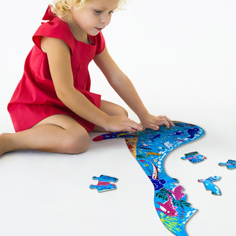Children Intelligence Early Education Toy Animal Puzzle, Penguin, Lion, Triceratops, Whale, Panda, Elephant