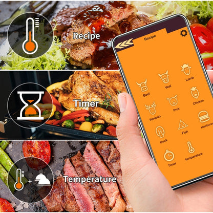 TY530 BBQ Probe Wireless Bluetooth Thermometer Mobile Phone APP Kitchen Food Barbecue Oven Thermometer