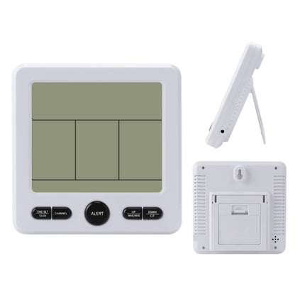 Three Dragged Multi-Function Wireless Thermometer And Hygrometer Indoor And Outdoor High-Precision Thermometer With Color Alarm, Wireless Thermometer