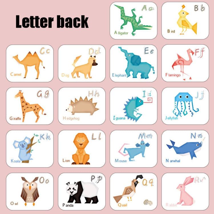 XHN-001 Carte cognitive d'association lettres-chiffres Puzzle 3D double face Jouet éducatif pour enfants, Puzzle 3D double face XHN-001