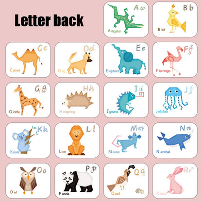XHN-001 Carte cognitive d'association lettres-chiffres Puzzle 3D double face Jouet éducatif pour enfants, Puzzle 3D double face XHN-001