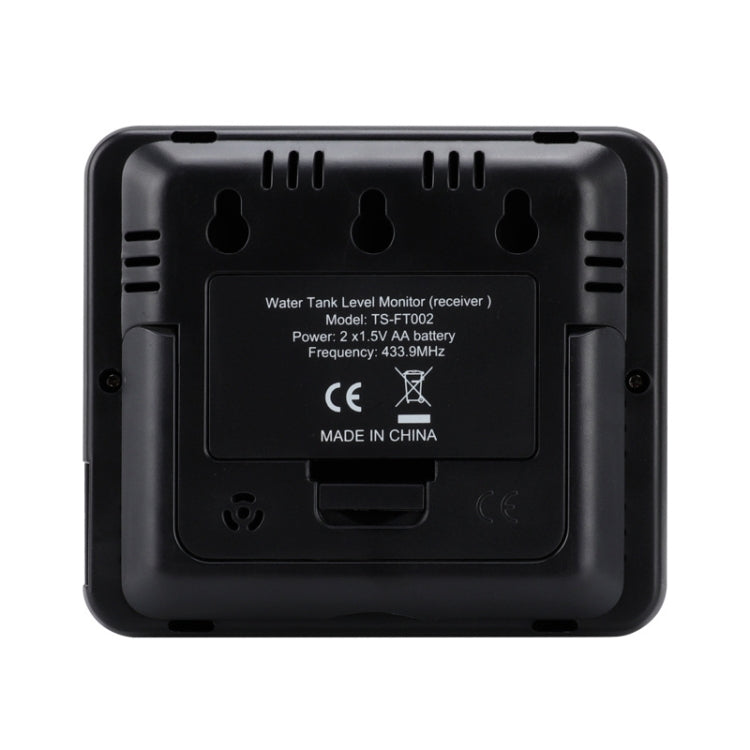 Jauge de niveau d'eau électronique ultrasonique multifonctionnelle TS-FT002 avec thermomètre de température intérieure et affichage de l'horloge, TS-FT002